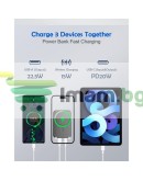 Външна батерия 5000 mAh 22.5W Безжична Черна